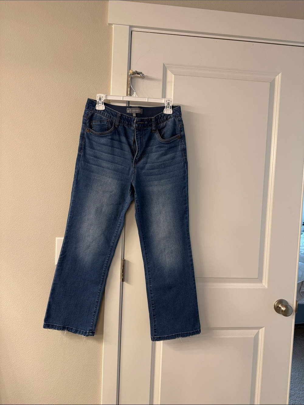 Wit & Wisdom Navy Blue Denim Waistband Jeans